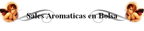 Sales Aromaticas en Bolsa